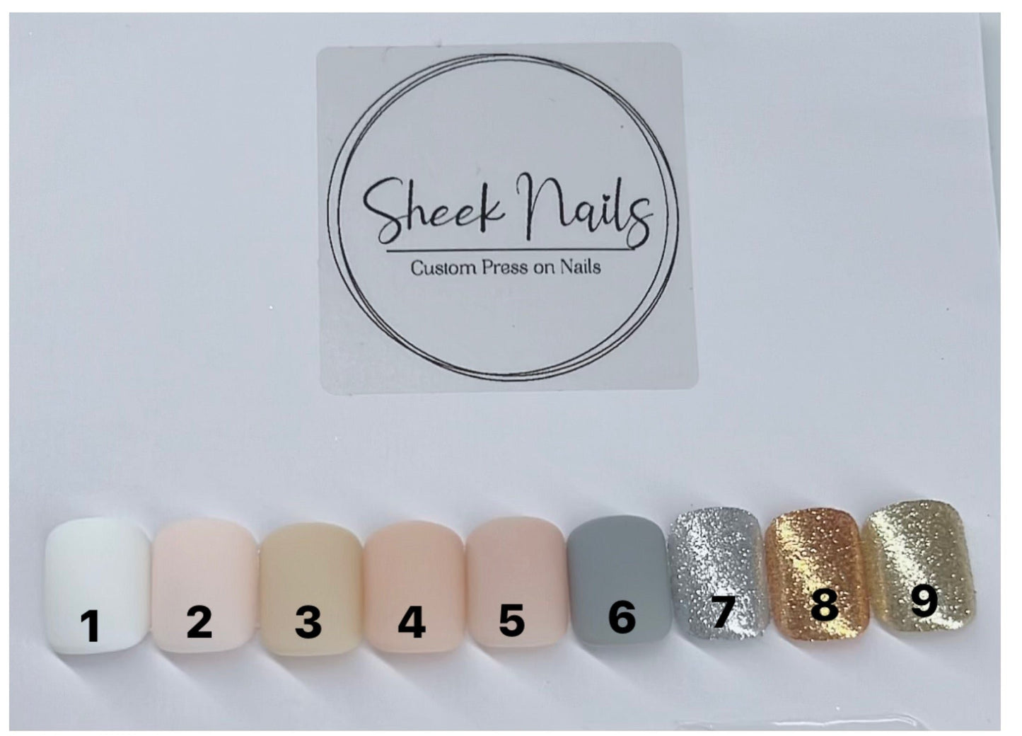 KIDS PRESS ON NAILS (SHORT SQUARE) - READY TO SHIP