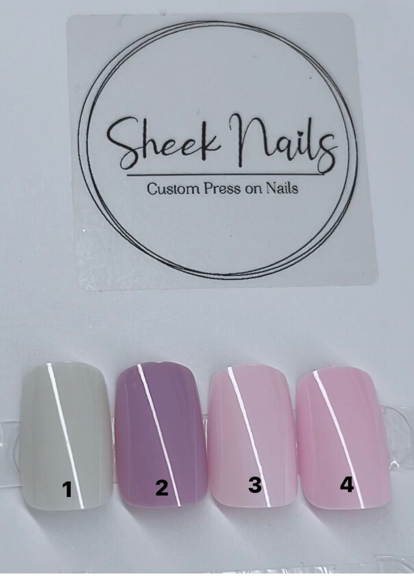 KIDS PRESS ON NAILS (MEDIUM SQUARE) - READY TO SHIP