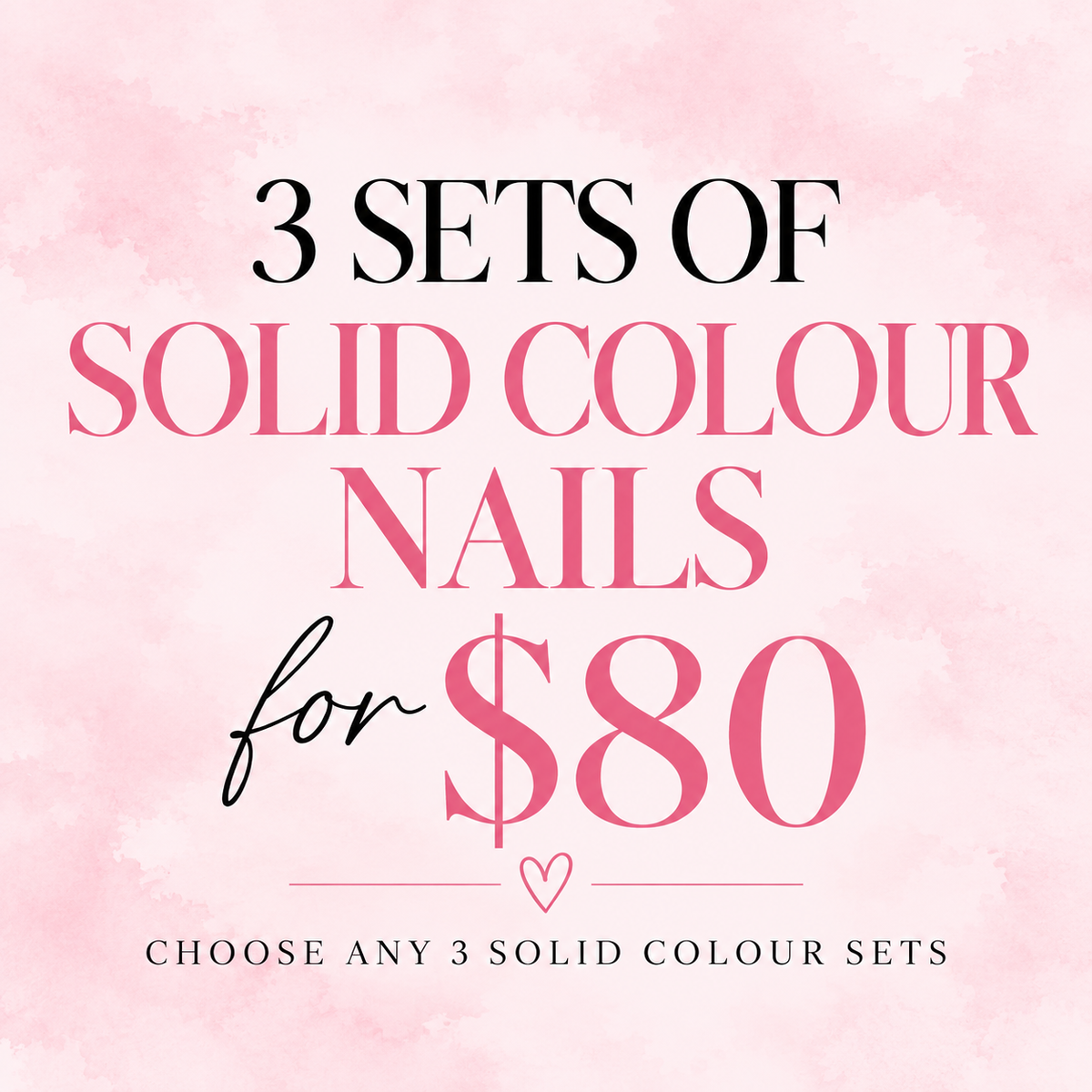 3 Sets Of 'Solids' For $80.00
