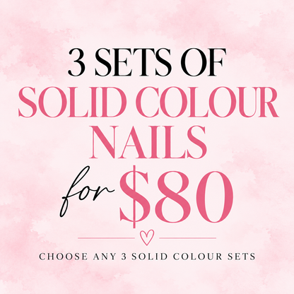 3 Sets Of 'Solids' For $80.00