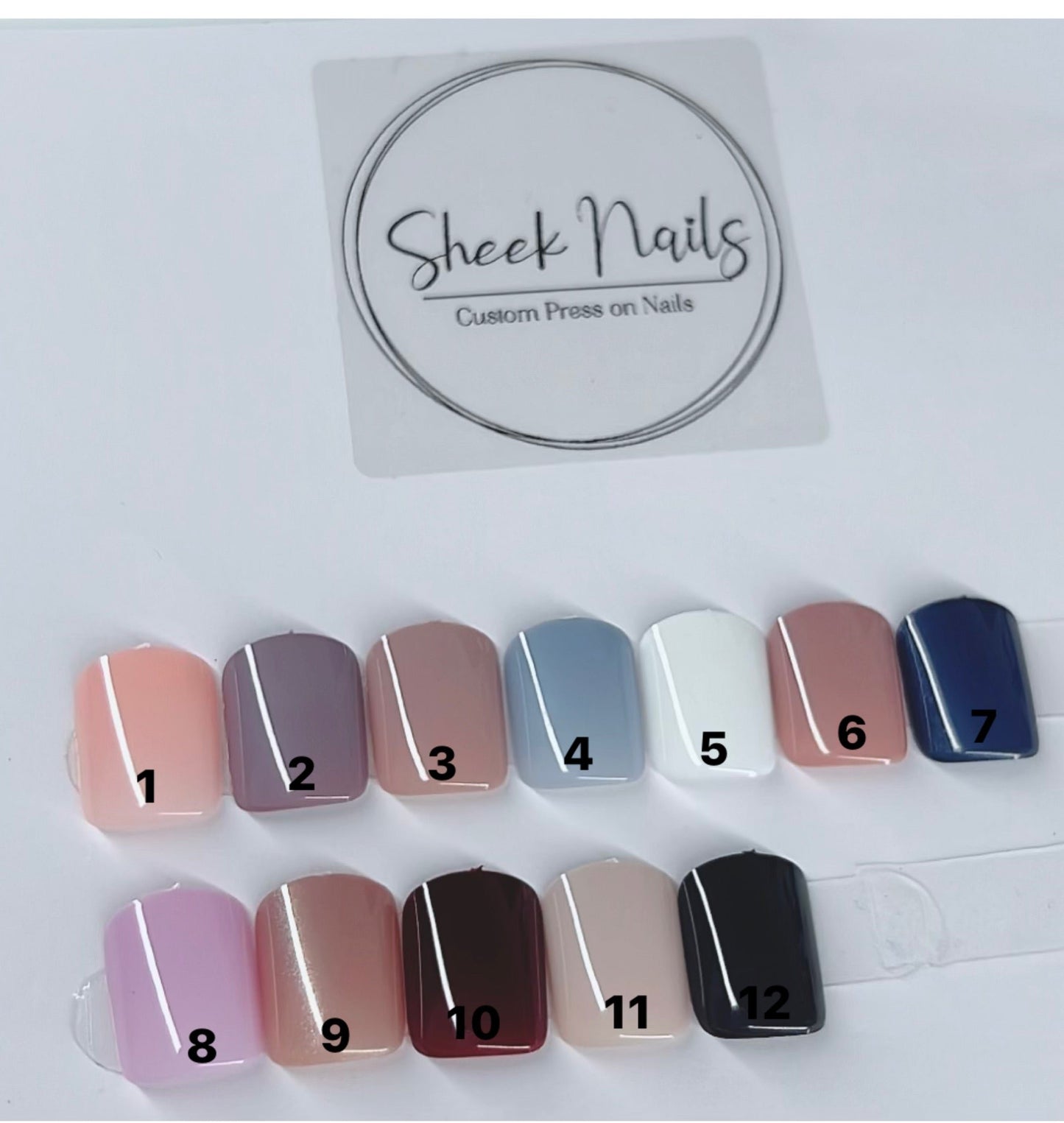 KIDS PRESS ON NAILS (SHORT SQUARE) - READY TO SHIP